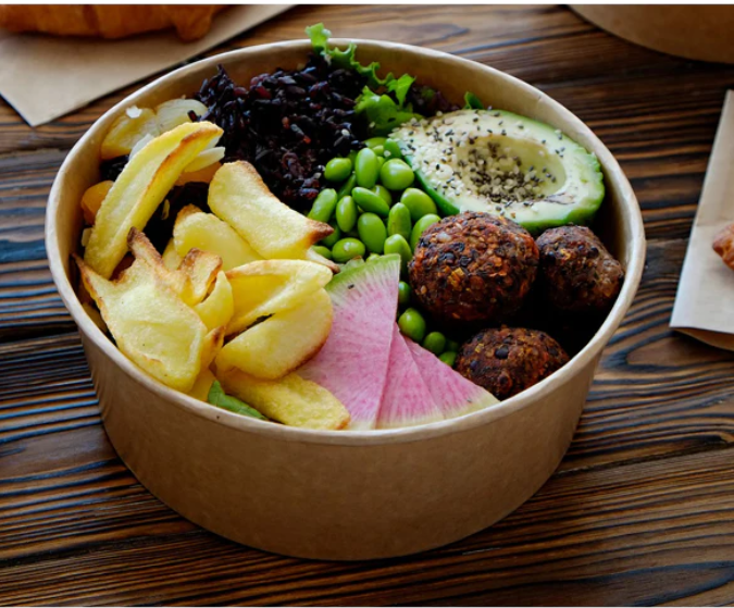 1000ml Kraft Food Bowls
