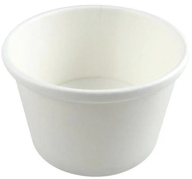 12oz White Paper Soup Cups
