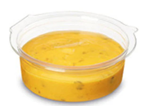 50ml Round Dip Pot with Hinged Lid