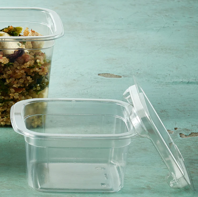 8oz rPET Square Deli Pot/700s
