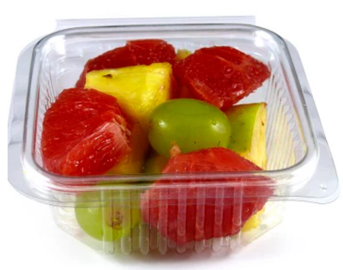 250cc Square Plastic Salad Container