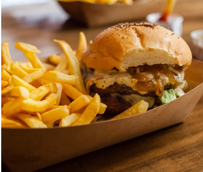 Large Kraft Food Tray