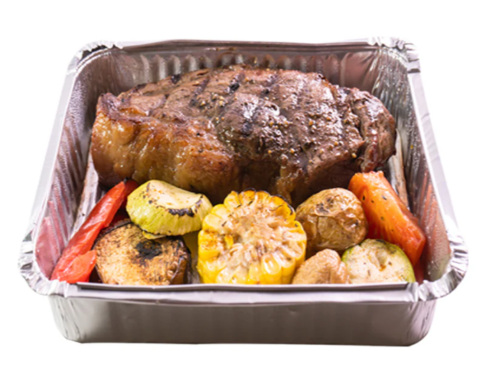 9x9x2" Square Foil Containers