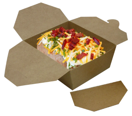Takeaway Kraft Food Box (900ml)