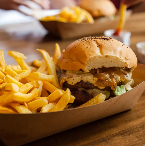 Large Kraft Food Tray