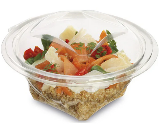 750cc Round Plastic Salad Containers