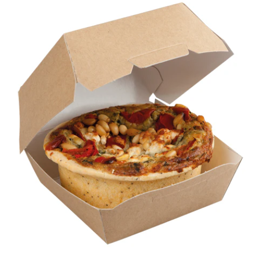 Shell Packaging Box Kraft Standard Clam-shell Box – Ocean Blue Packaging